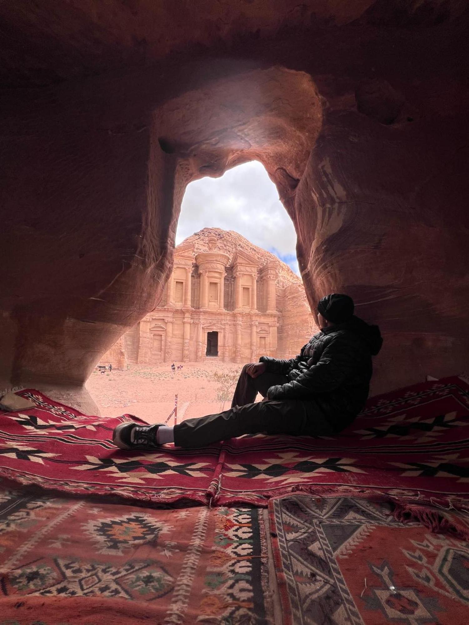 לינה וארוחת בוקר Al Hayy Happy Bedouin House Petra מראה חיצוני תמונה