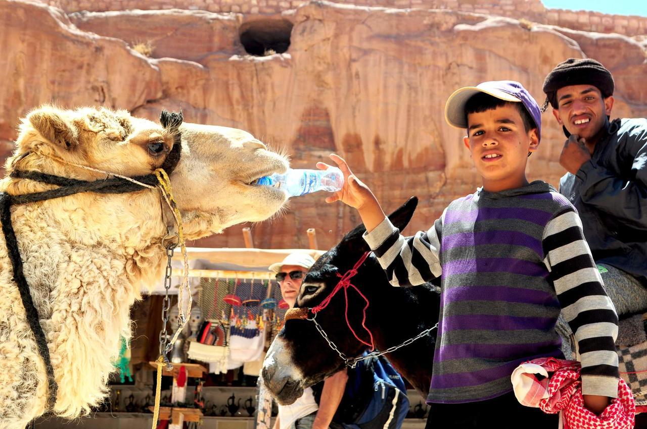 לינה וארוחת בוקר Al Hayy Happy Bedouin House Petra מראה חיצוני תמונה